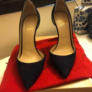 Christian Louboutin 37.5 iriza 100 suede